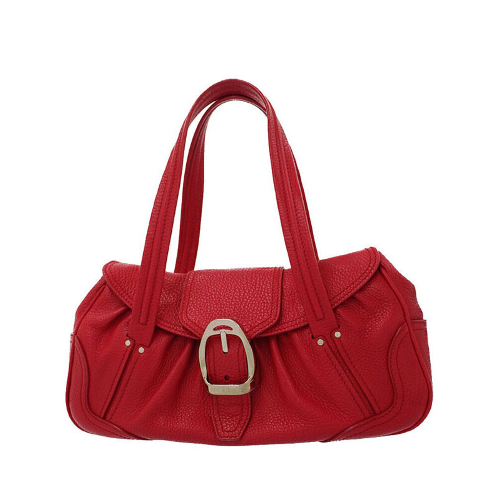Celine Chouquette Buckle Bag Red Leather
